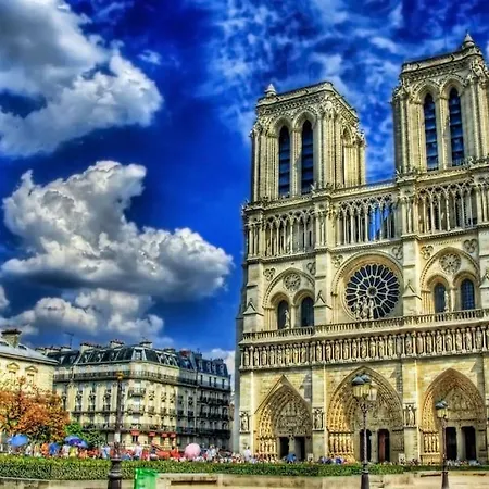 Notre-dame -latin Quarter Vip Rooftop Terrace View Parigi